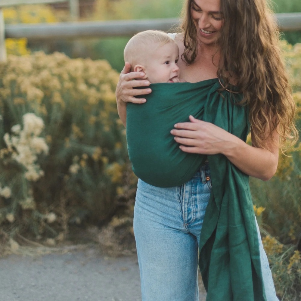 🦢 Cayana Linen WildBird Ring Sling 🦢